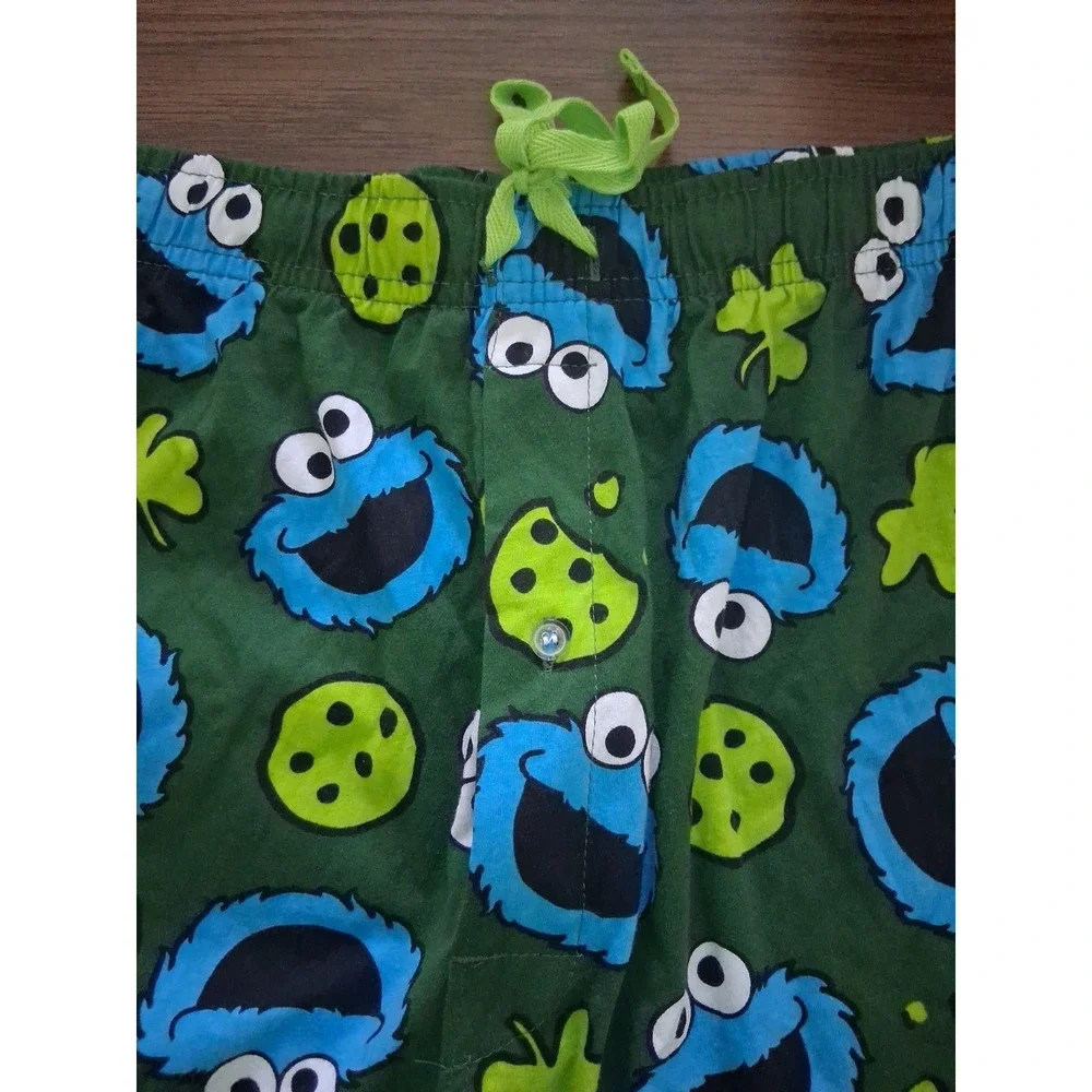 Sesame Street Cookie Monster Irish Sleepwear Pajama Pants Size 2XL